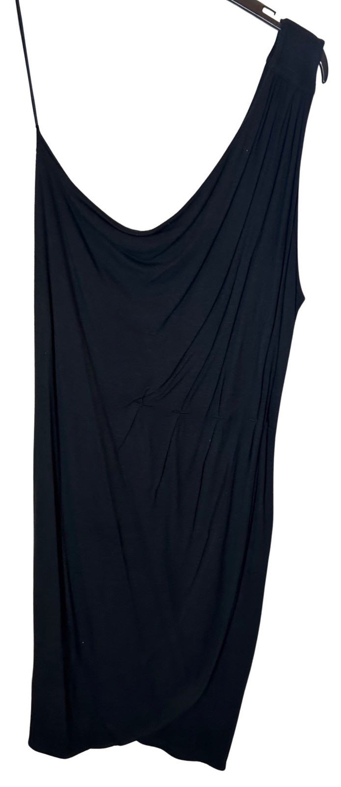 NEW Marc Jacobs One Shoulder Black Dress Size Large L NWT $228 100% Bamboo