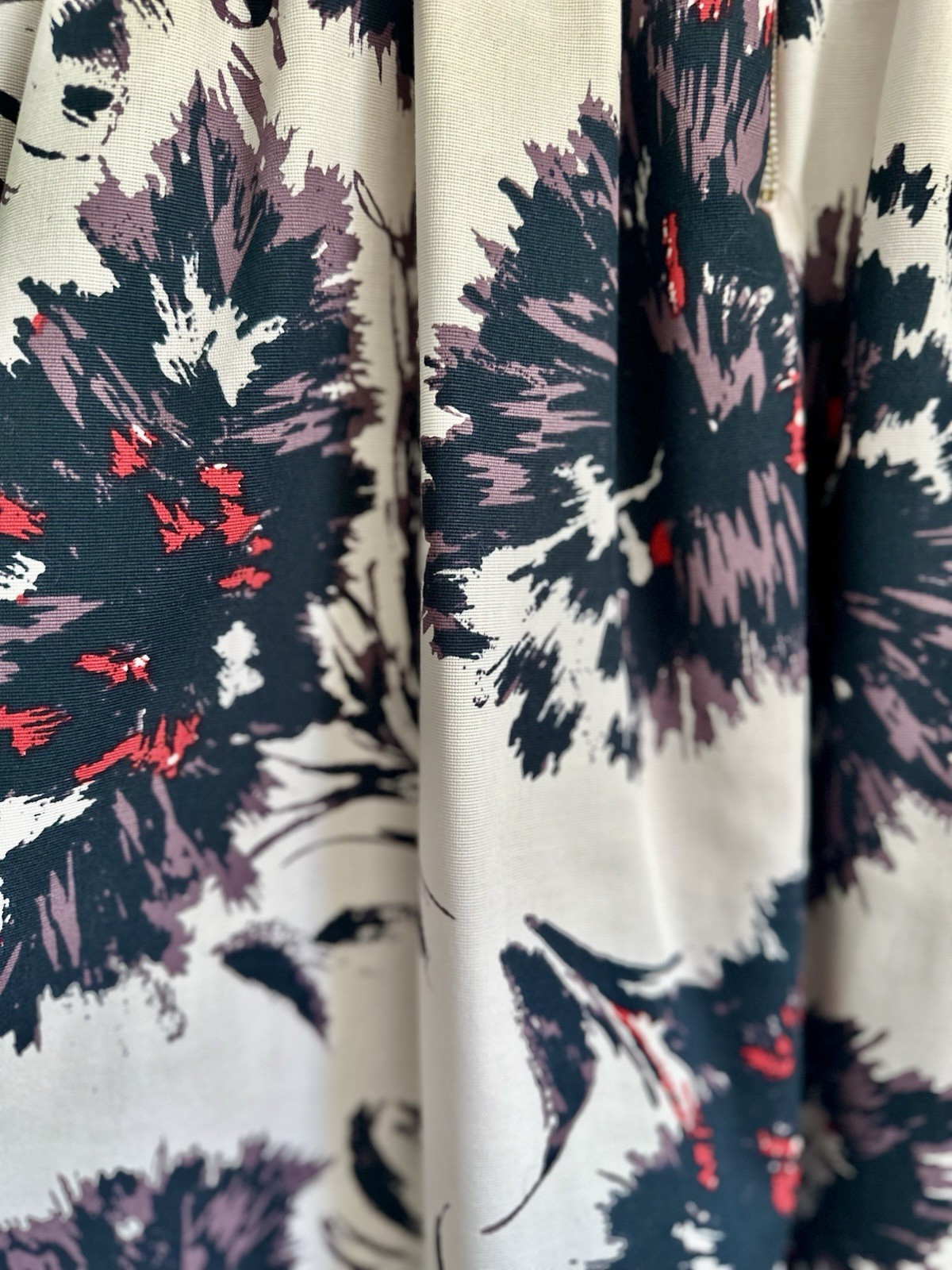 Anthropologie Peter Som Brushstroke Blossoms Lace Bodice Dress Size 6 MSRP 248$