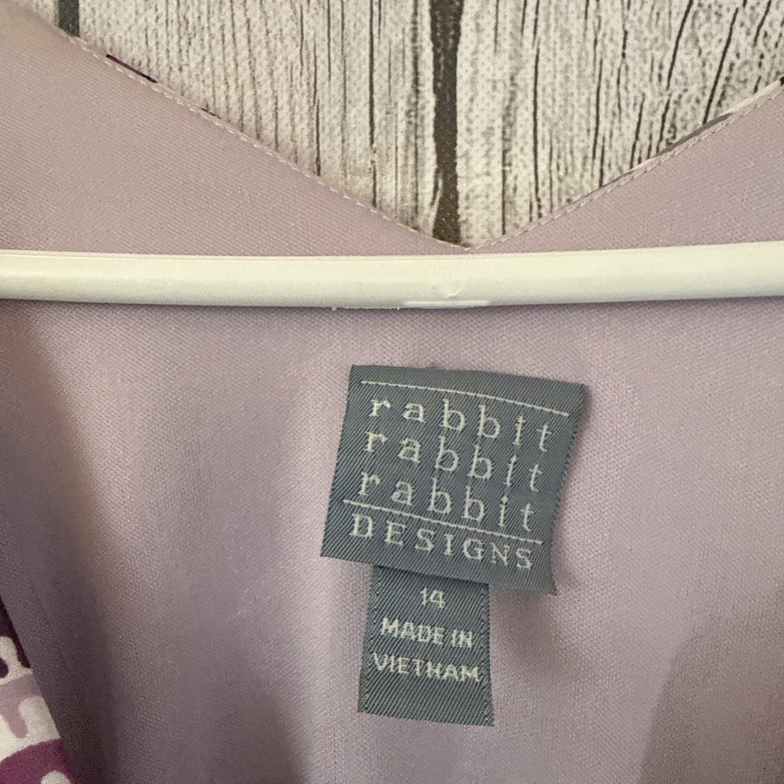Rabbit Rabbit Rabbit Designs Dress Size 14 Floral Empire Waist Lined Boho
