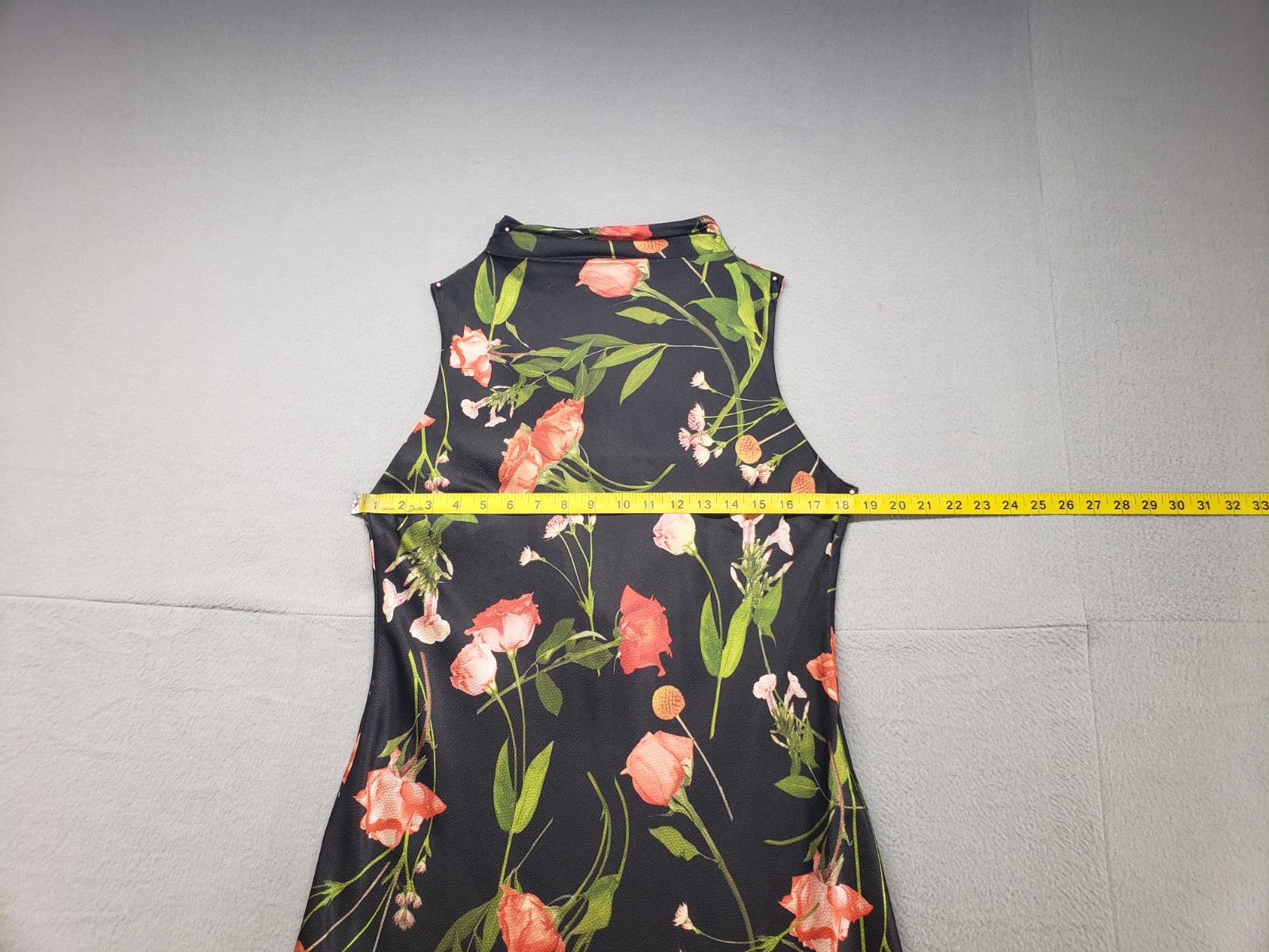 Ted Baker Women Maxi Dress 3 Multicolor Floral Back Tie Sleeveless Cocktail
