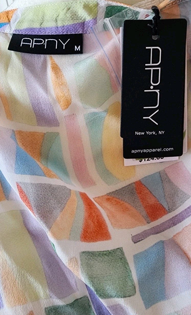APNY Maxi Dress Sleeveless Button Down Size M NWT $124