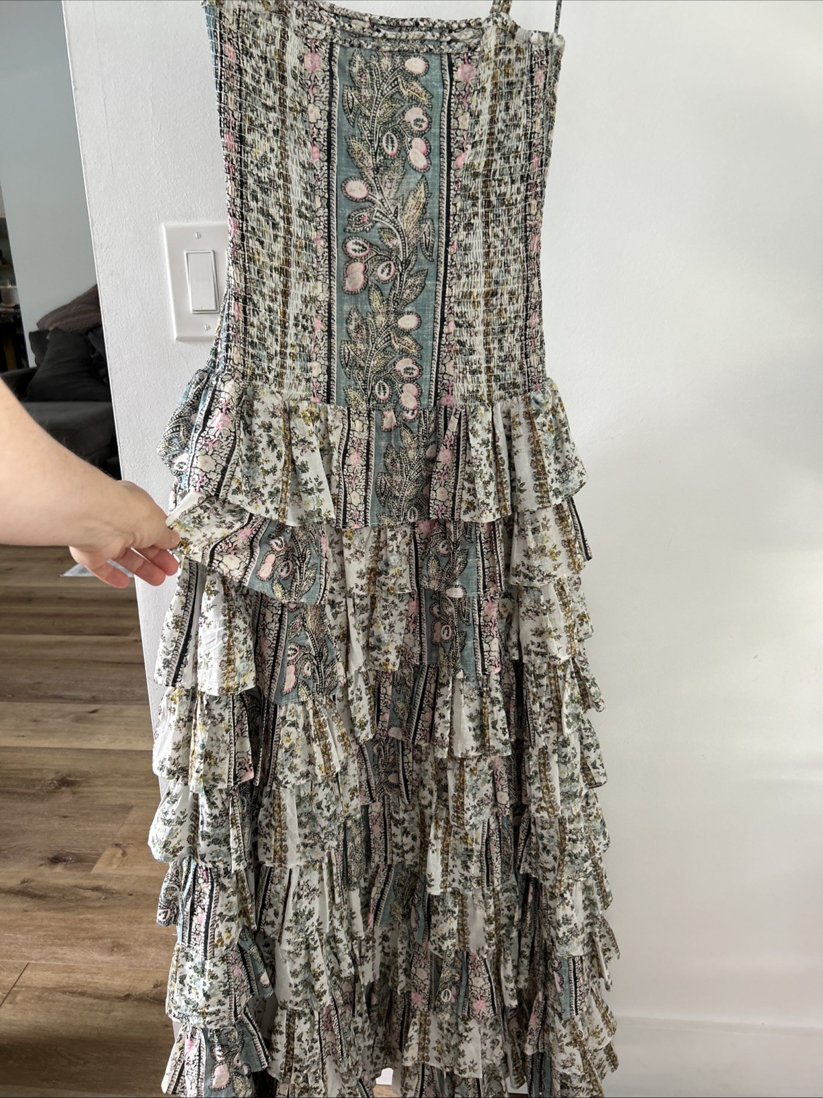 LOLA AUSTRALIA dress VALENTINA in Carol Print Size S
