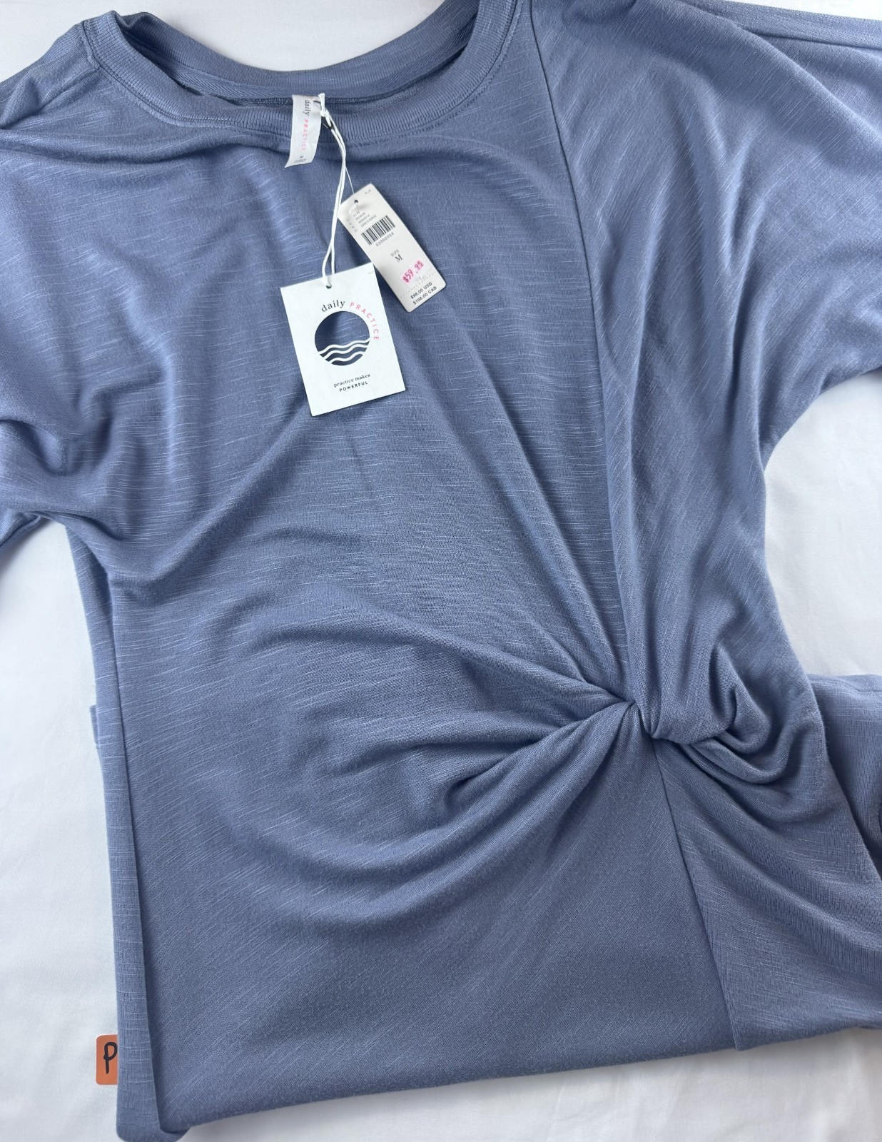 Anthropologie Daily Practice Blue midi dress Medium BRAND NEW with tags P00001