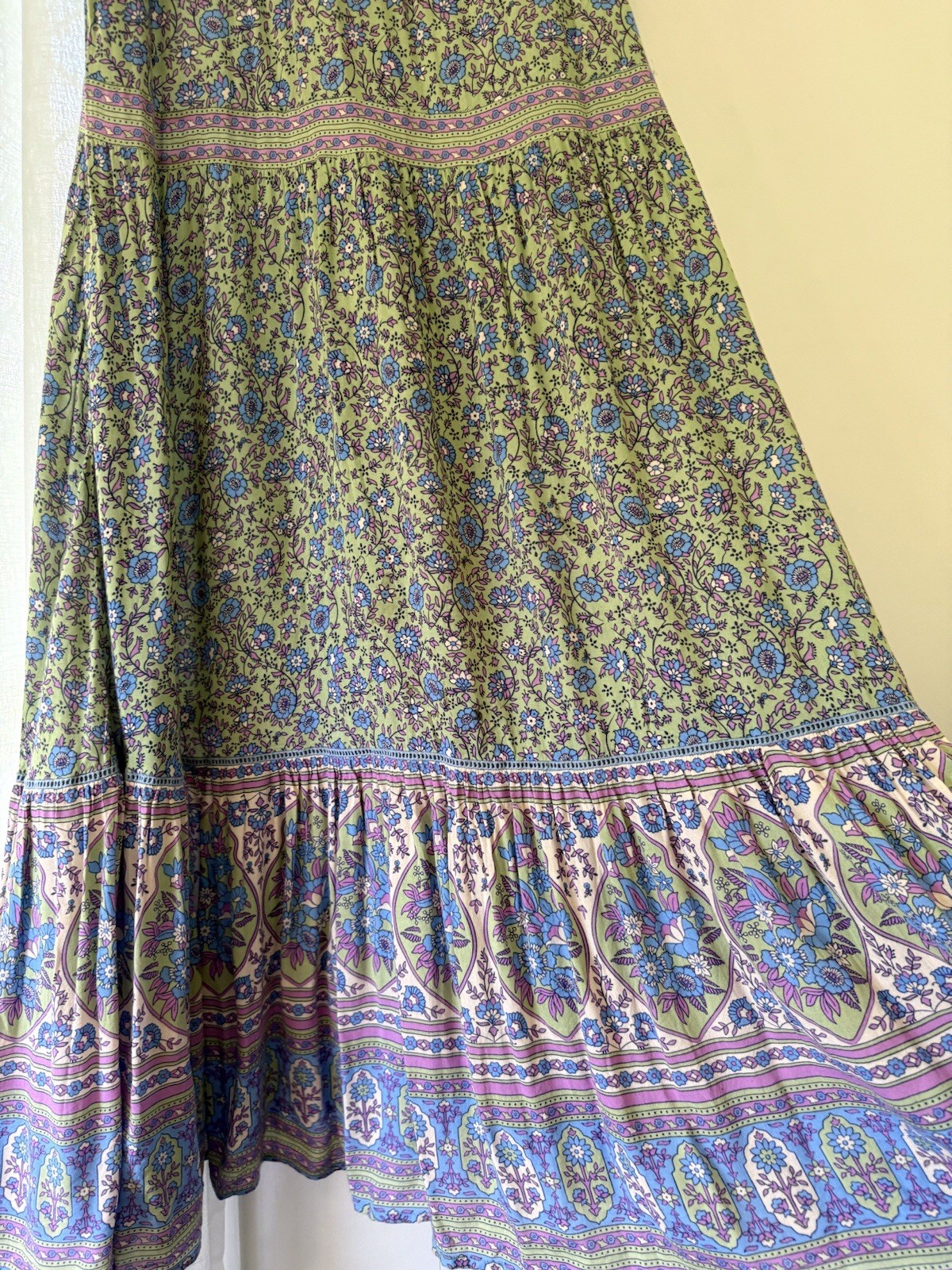 Spell And The Gypsy Jasmine Flutter Sleeve Tunic/Duster Jade Size M