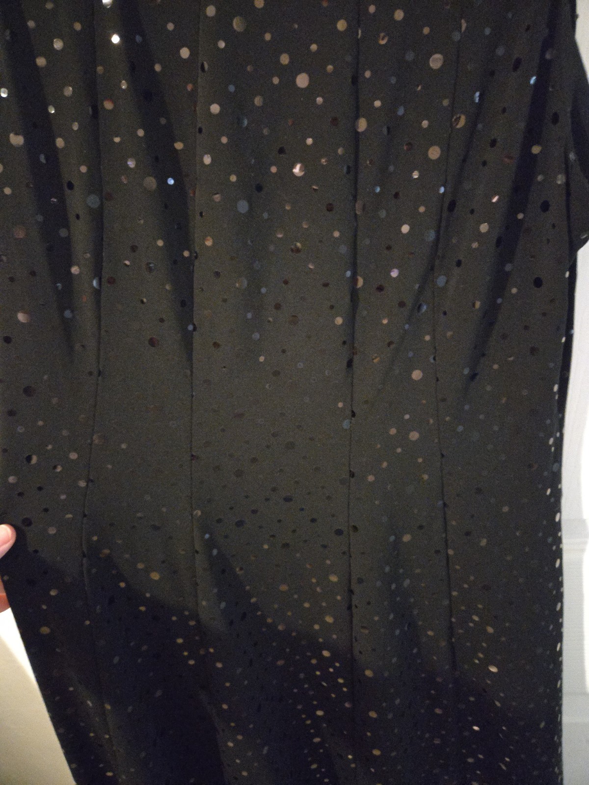 Connected Apparel Dress Black Size 12