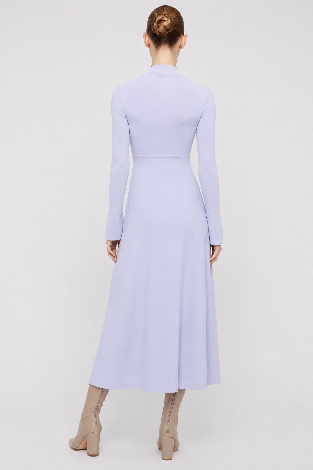 Scanlan Theodore Size M Button Polo Dress in Lilac RRP$650