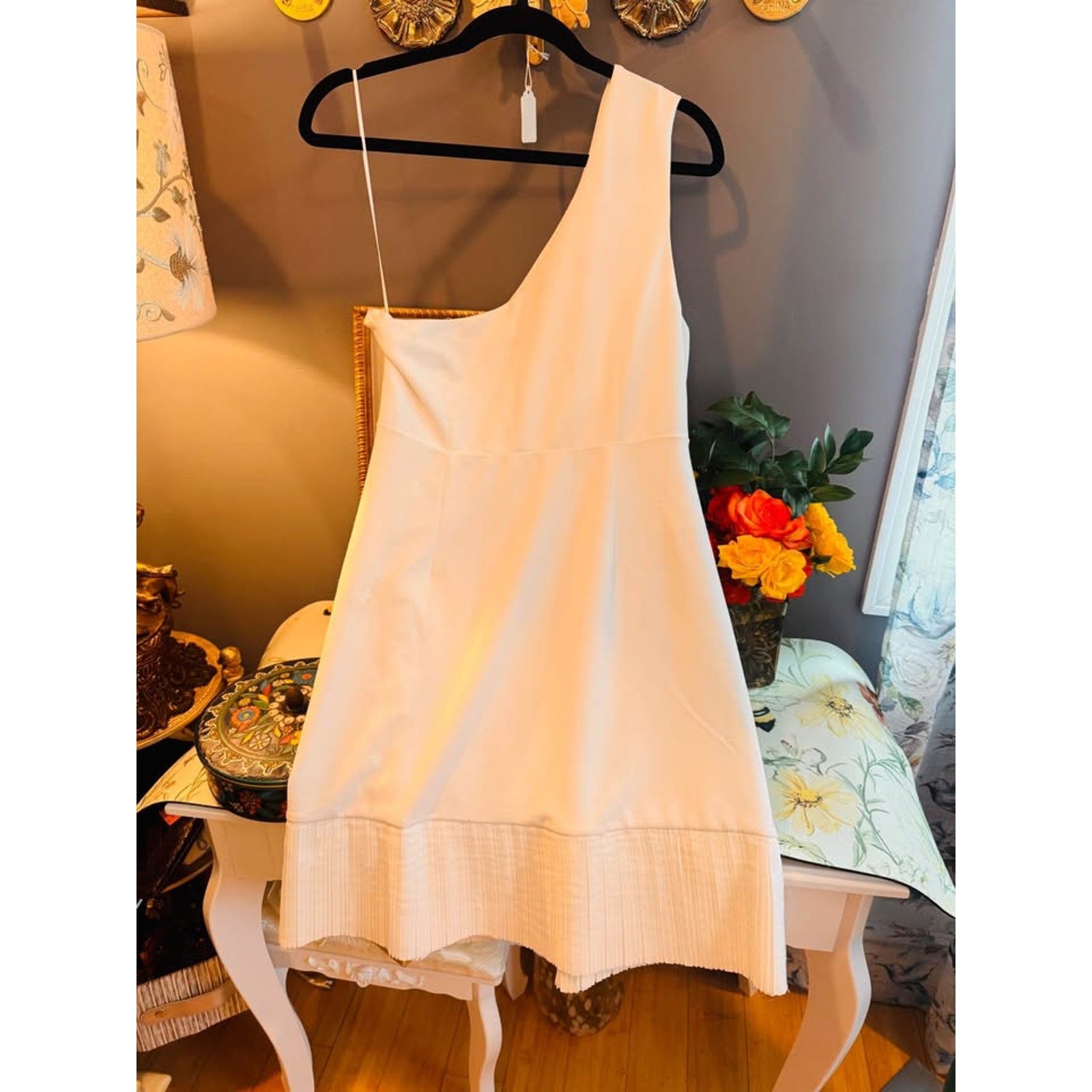 Jewel by Badgley Mischka One-Shoulder Cocktail Dress NWT Size 12