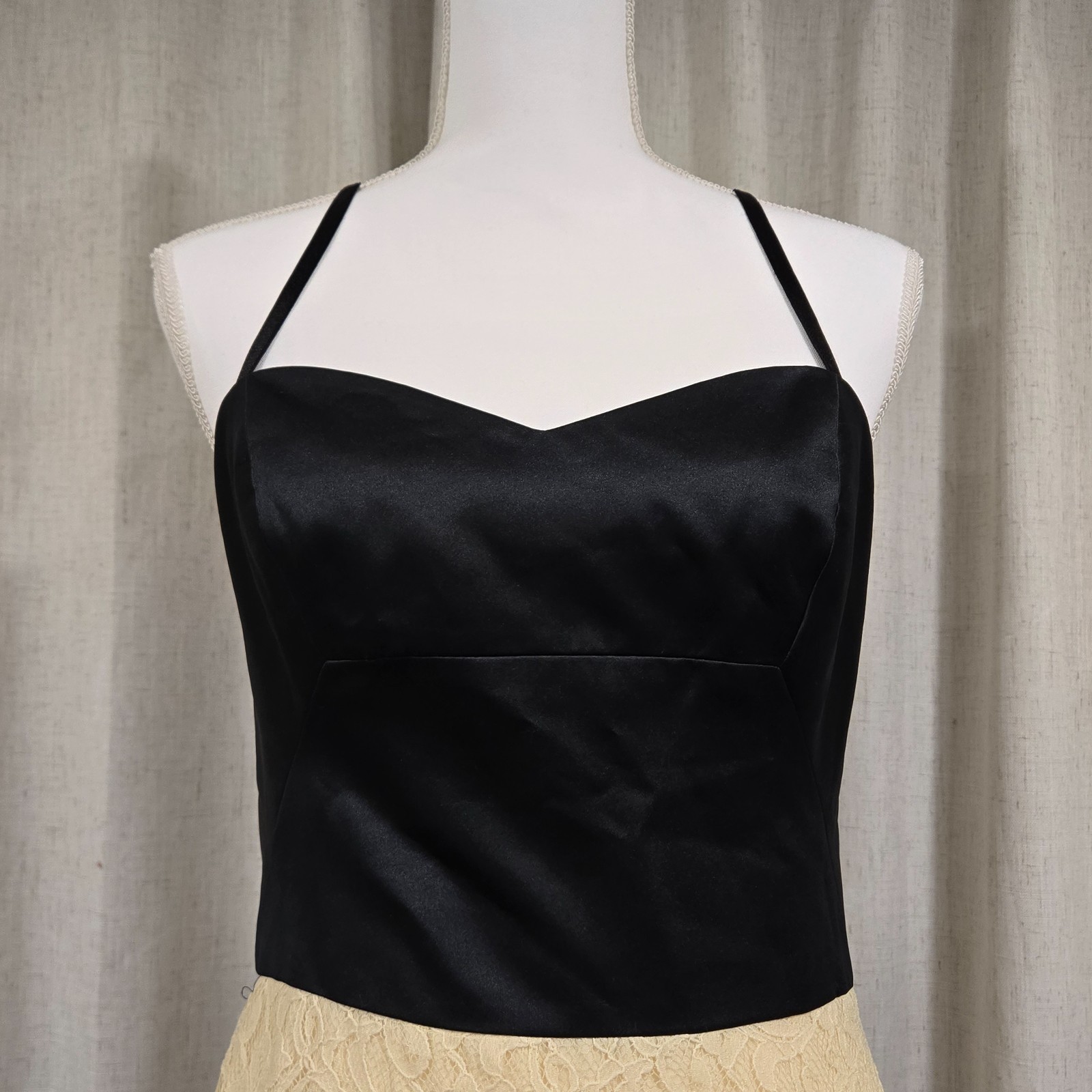 Vtg Y2k Victoria’s Secret Moda Dark Fairy Gothabilly Witchy Bows Formal Dress 8