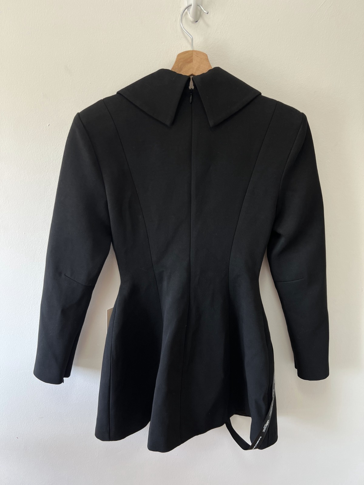 Odd Muse London The Ultimate Muse Mini Dress Womens S Black Zip Collared New