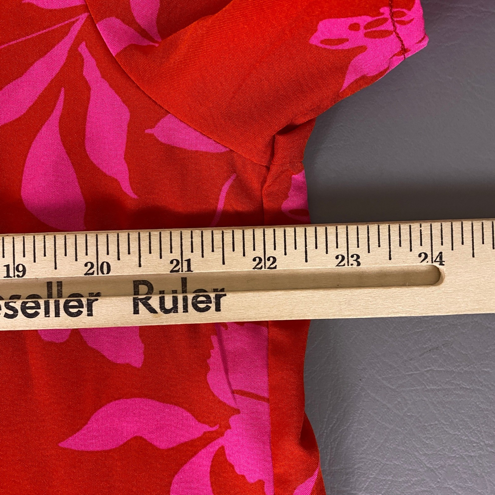 SHEIN Curve Dress Shift T-Shirt Plus Size 1XL Red Pink Floral Short Sleeve *