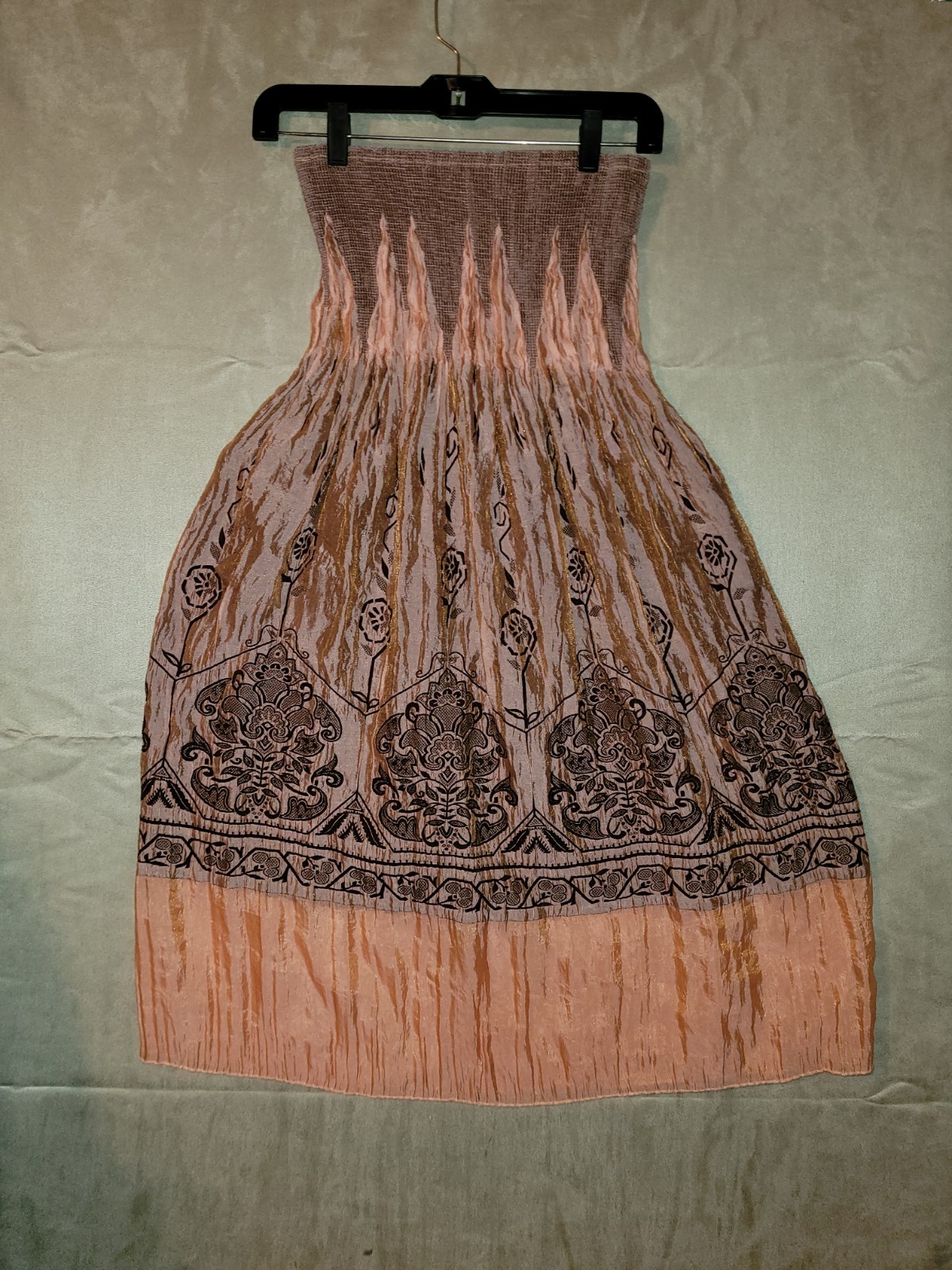 Bohemian Sundress dress or convertible skirt Women’s. One Size Fits Most