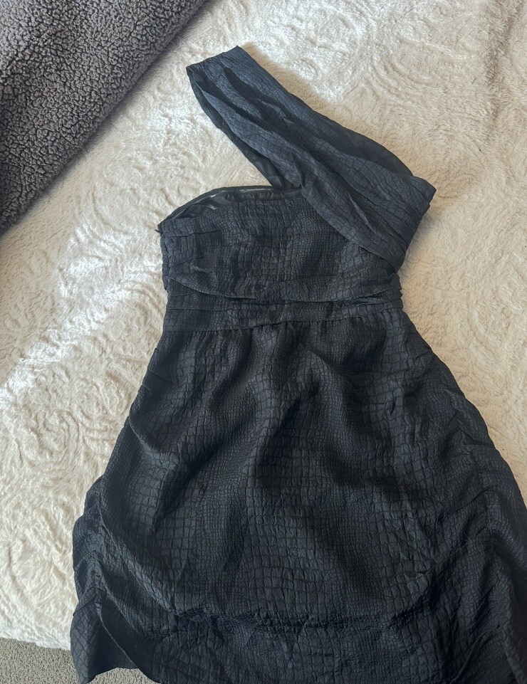 Affliction Black Premium Mini Dress Snake Skin Size 0 Reputation Taylor Swift