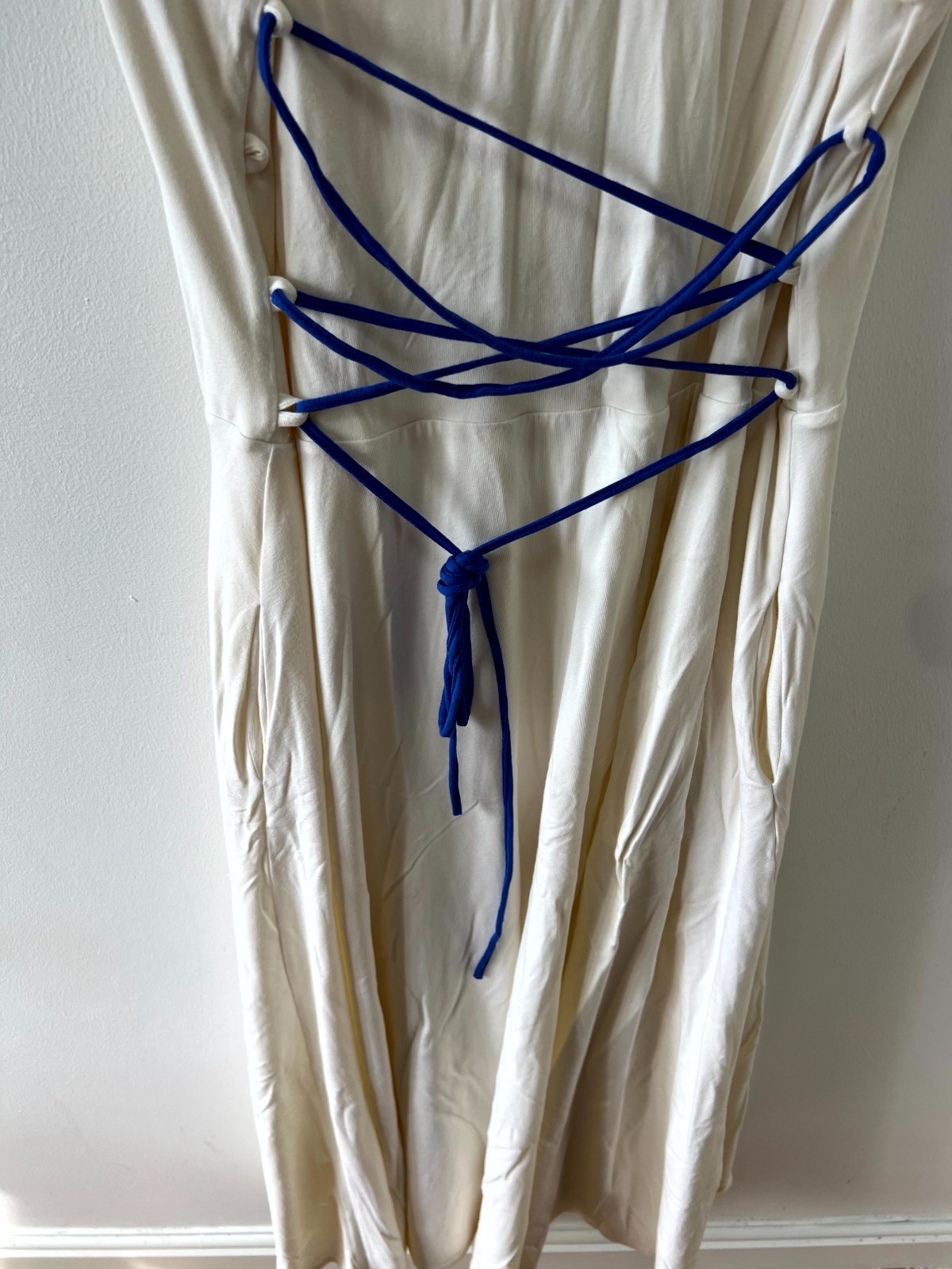 AYM Studio You Look Beautiful Dress Womens 3XL White Sleeveless Lace Back