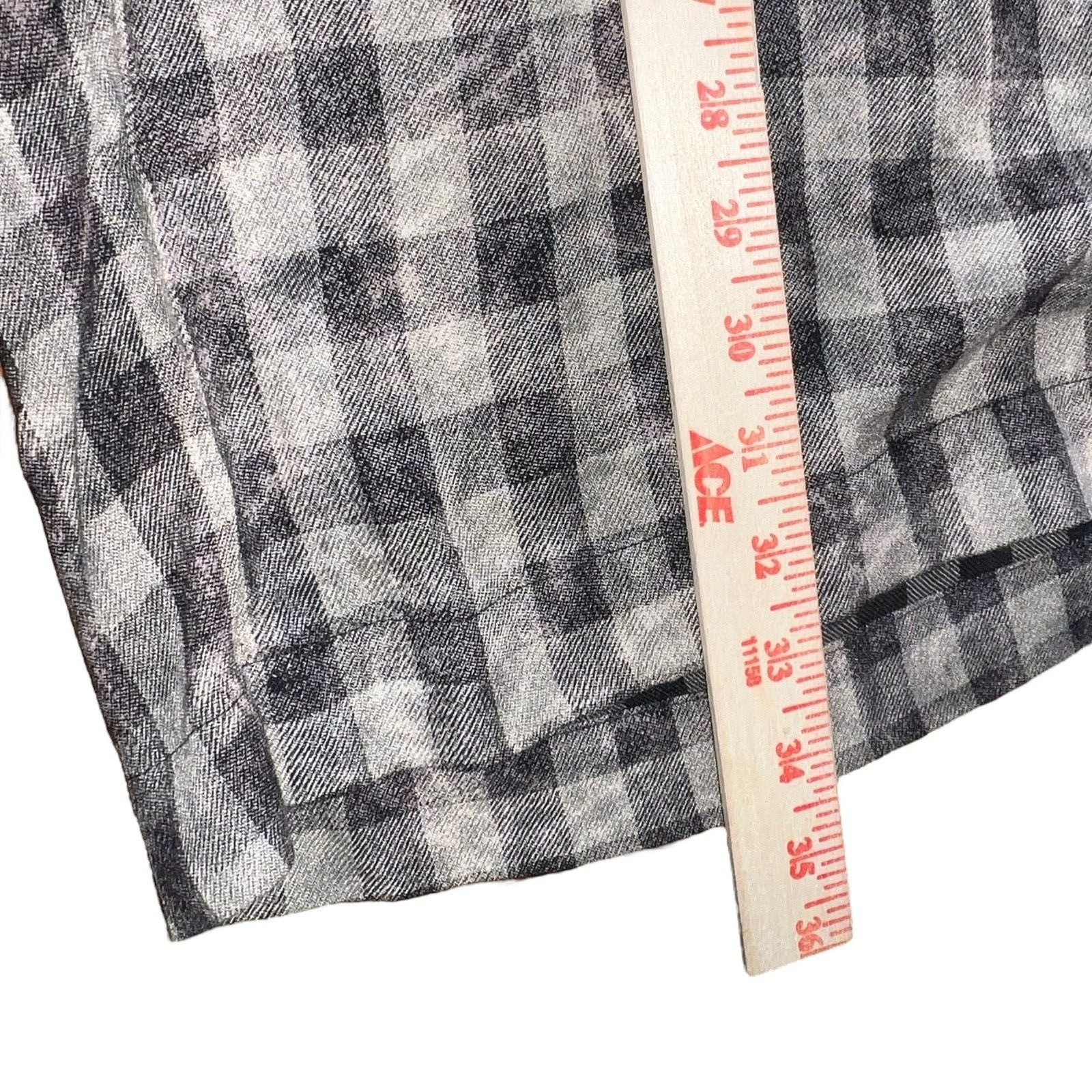 Bella Dahl Size S Gingham Plaid Mini Dress Soft Grunge 90s Revival Size Small