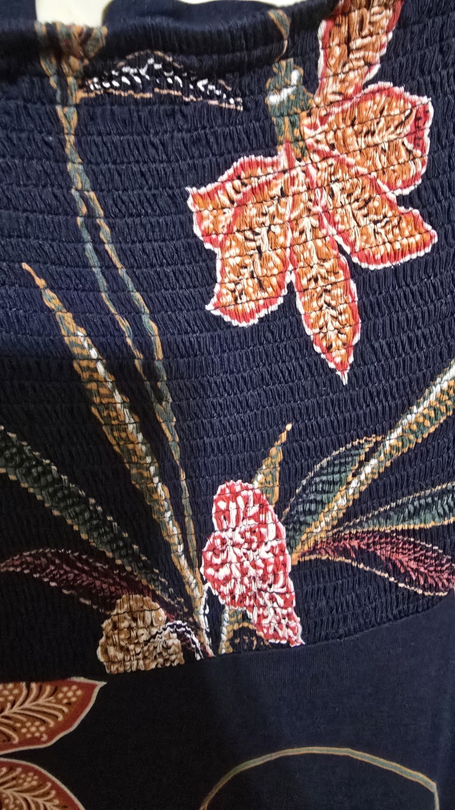 “NEW” ANN TAYLOR LOFT 🌸 SIZE 8 BLUE TROPICAL PRINT/STRETCH MAXI DRESS