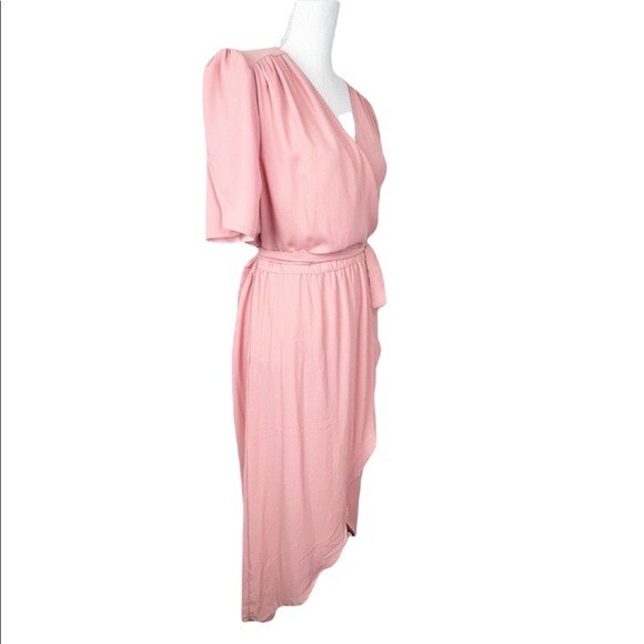 Standards & Practices Bridesmaid Dress Women Extra Large Pink Wrap Surplice NWT