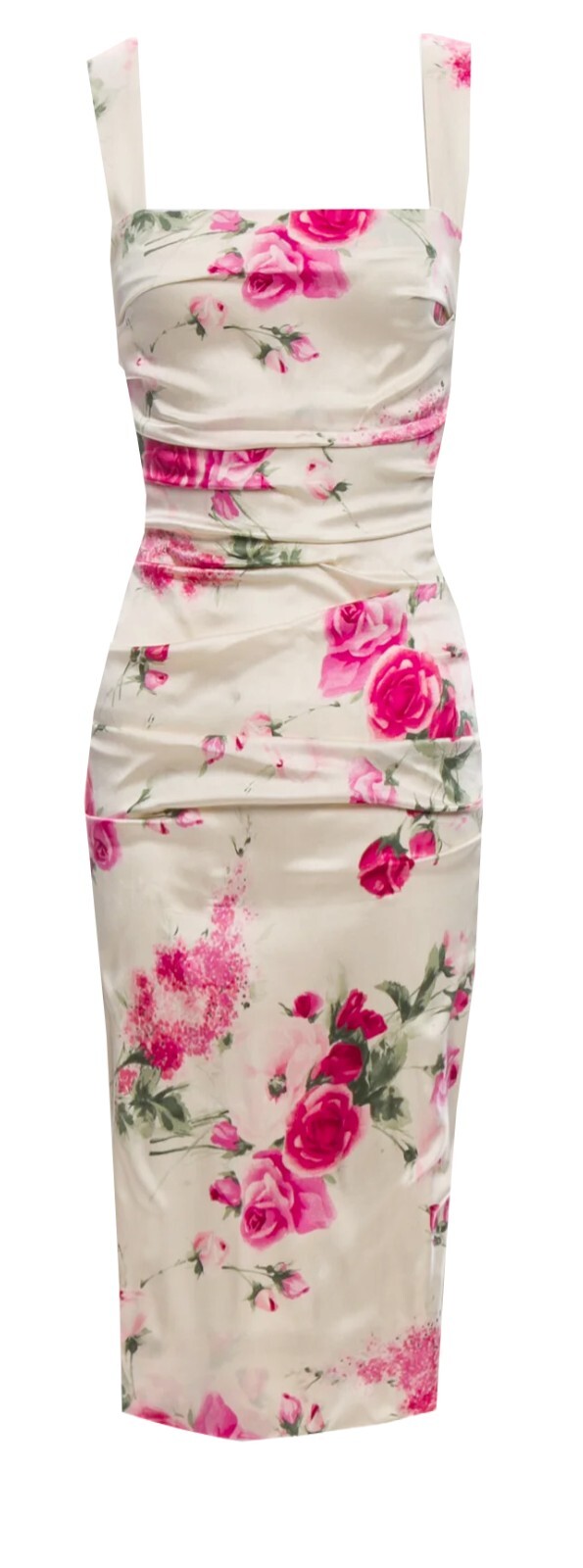 SALE! $4,900 GORGEOUS DOLCE & GABBANA ITALY Silk Satin dress size 42