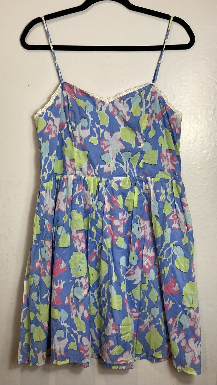 Y2K Moda International Floral Sweetheart Babydoll Fit & Flare Mini Dress Size 12