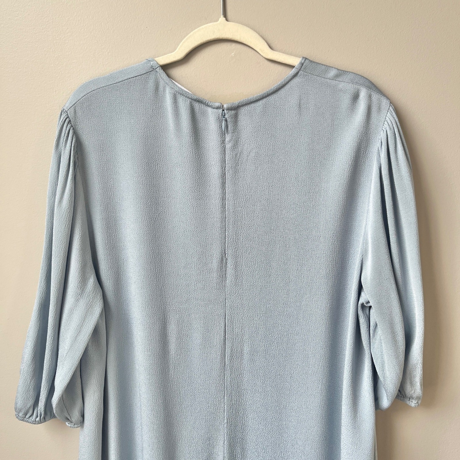 Samsoe Samsoe Dress Women’s Large Dusty Blue Scandi Classic Office Spring Summer