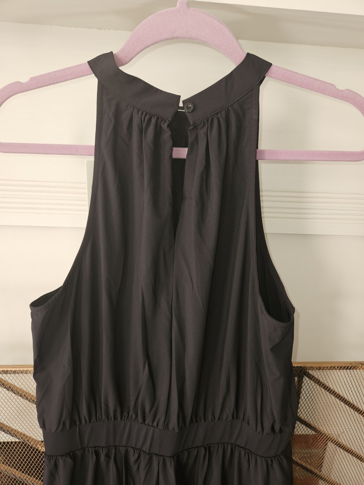Halara Breezeful Sleeveless Keyhole Back Flowy Quick Dry Maxi Dress Sz. L. NWT