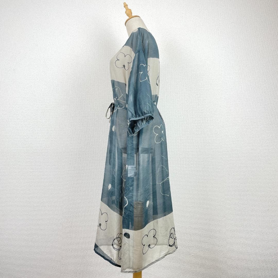 MOYURU / io comme io Design Shirt Long Dress All-Over Print SENSO UNICO