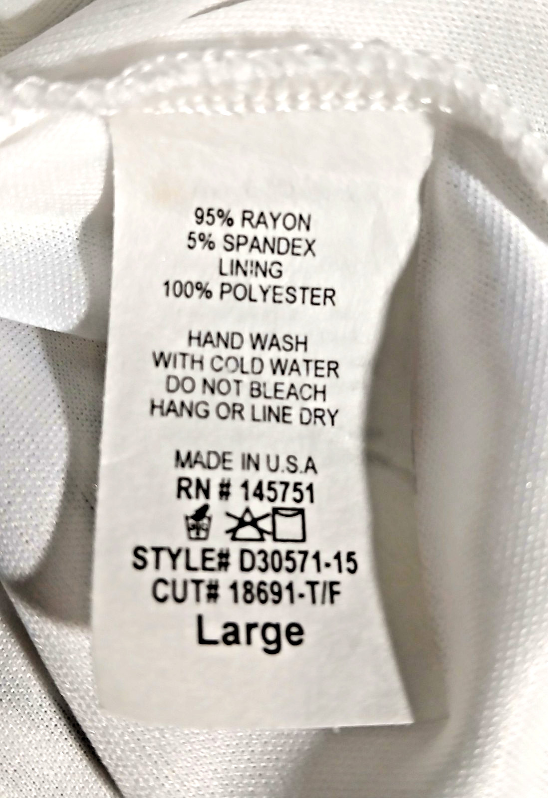 Peach Love California striped tiered babydoll dress flutter sleeve size L