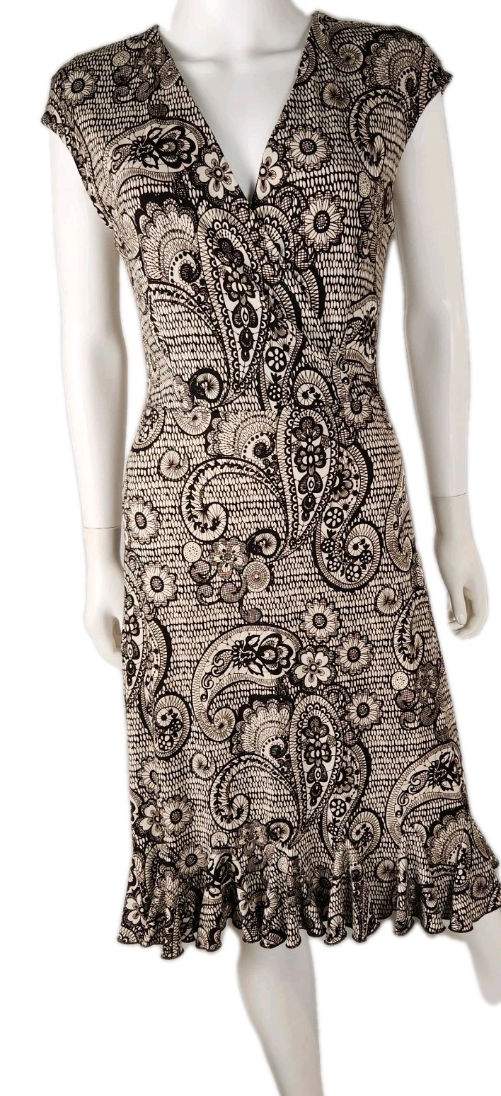 Glamour Y2K/Boho/Paisley/Hippie/Indie Midi Dress 8