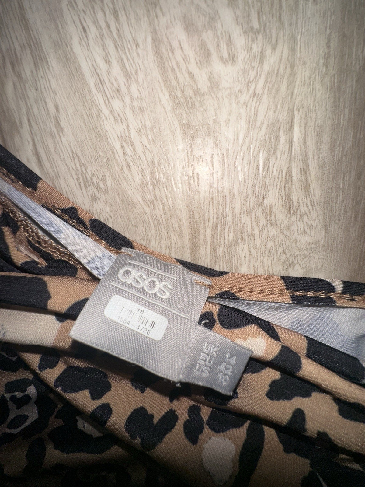 ASOS leopard print maxi dress with the adjustable straps and slits up both sides