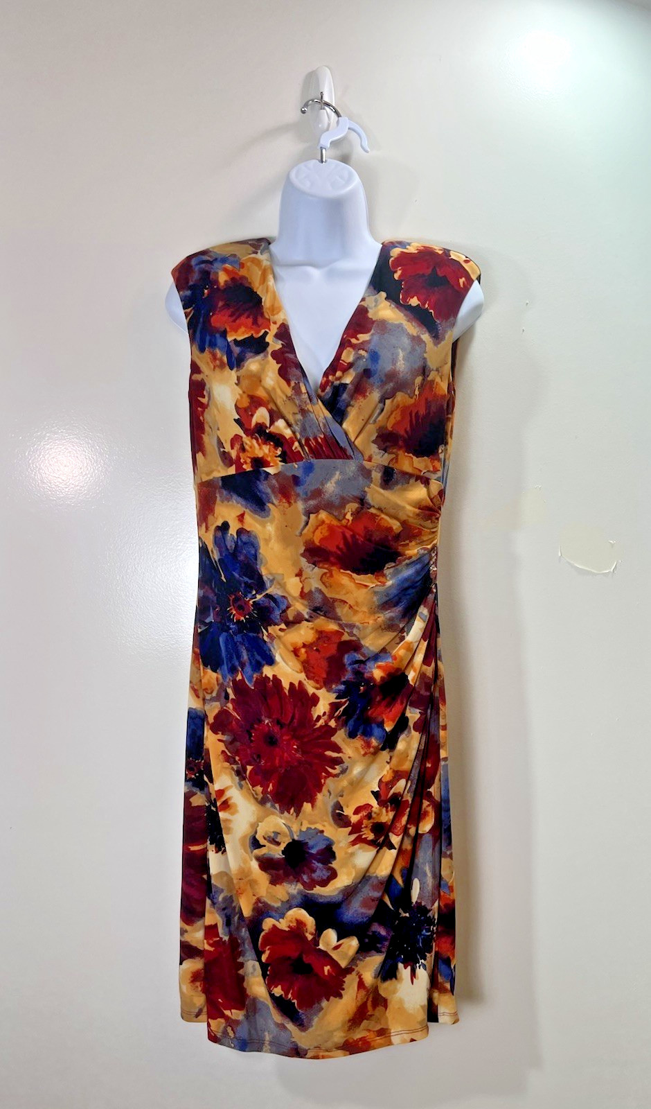 Lauren Ralph Lauren Floral Dress Womens S 6 Wedding Guest Garden Party Romantic