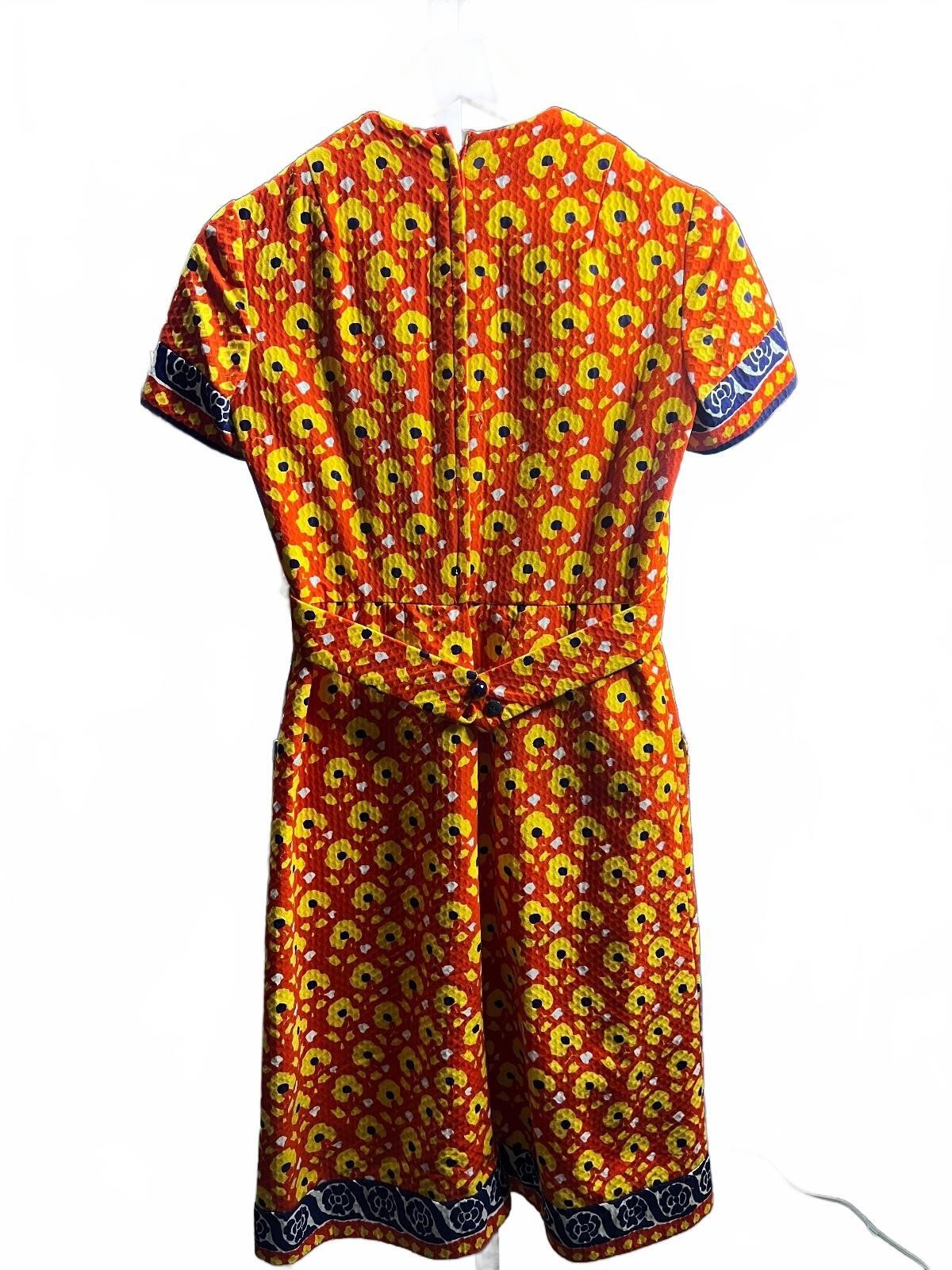 Vintage 70’s Retro Floral Midi-S