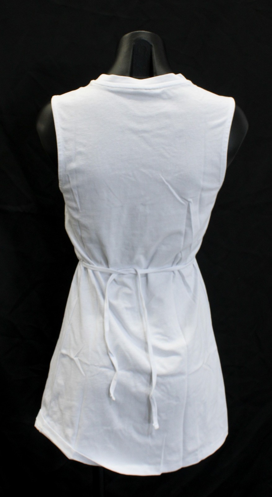 ASOS Design Women’s Solid Sleeveless Tie Detail Mini Dress WR4 White Size XS