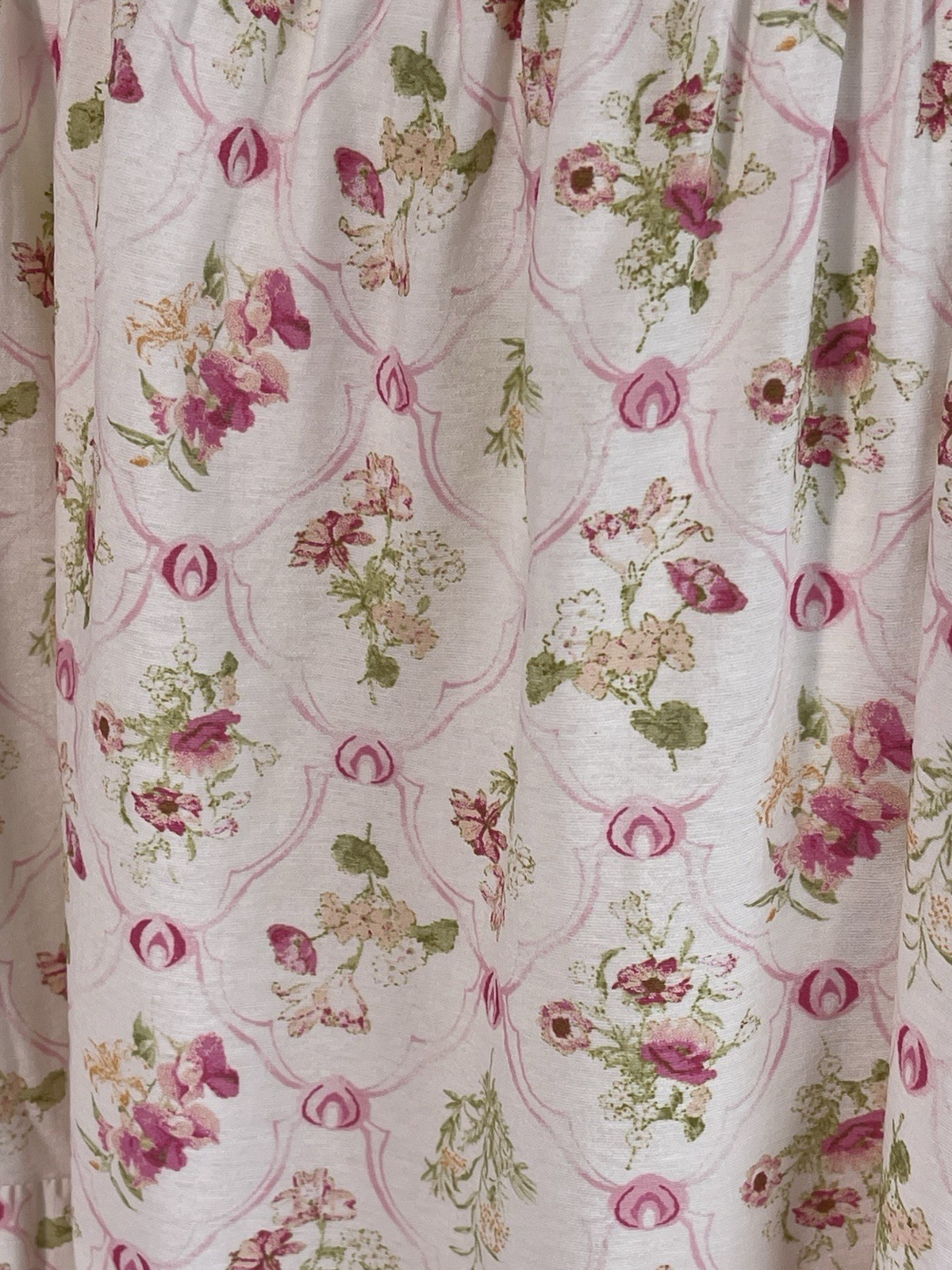 Perch by Blu Pepper Floral Maxi Dress Puff Sleeve Square Neck Tie Pockets 1X