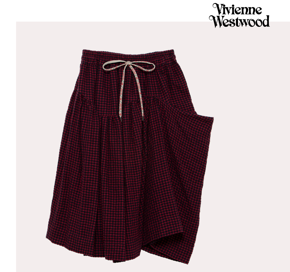 Vienne Westwood Red lable Round Yoke Gathered Skirt