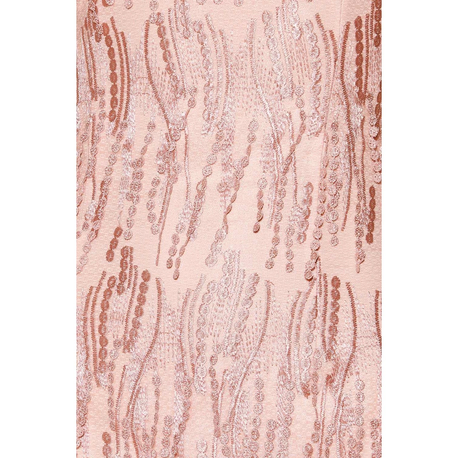 EUC- Lulus Making Magic Blush Pink Fringe Lace-Up Mini Dress SZ S – Retail $70