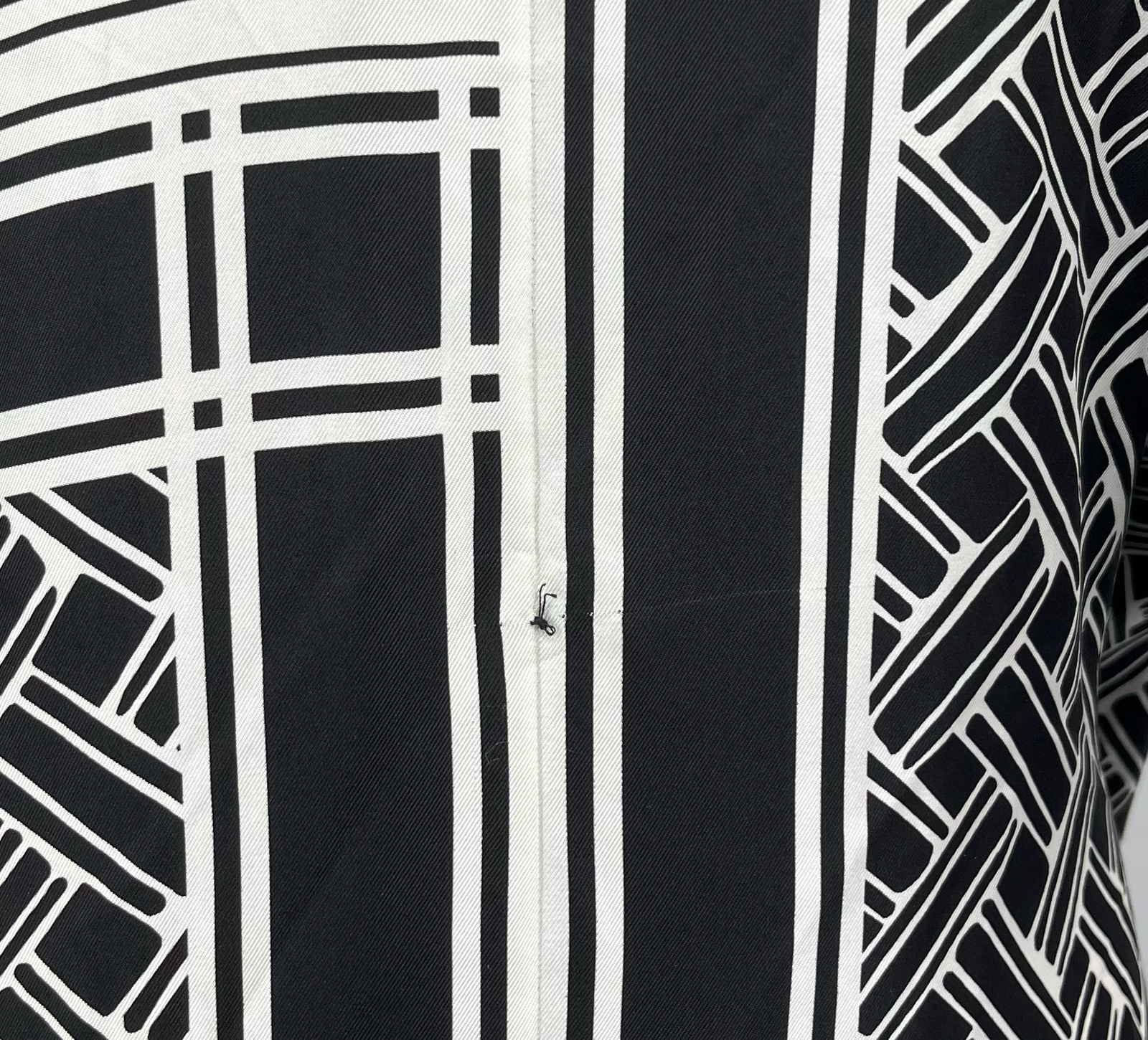 Bottega Veneta Pre-Fall 2019 MISSING BELT Printed Silk-Twill Wrap Dress sz 44