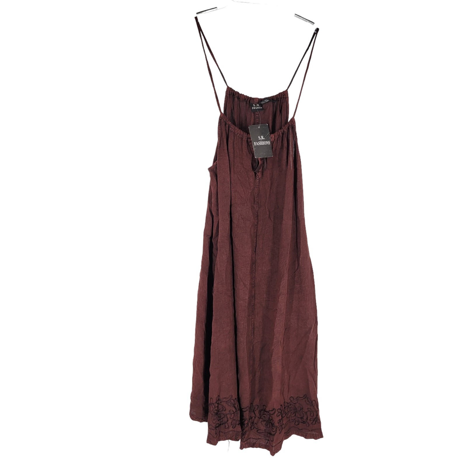 Dark Fairy Whimsigoth Grunge Goblin embroidered Sleeveless Dress Small