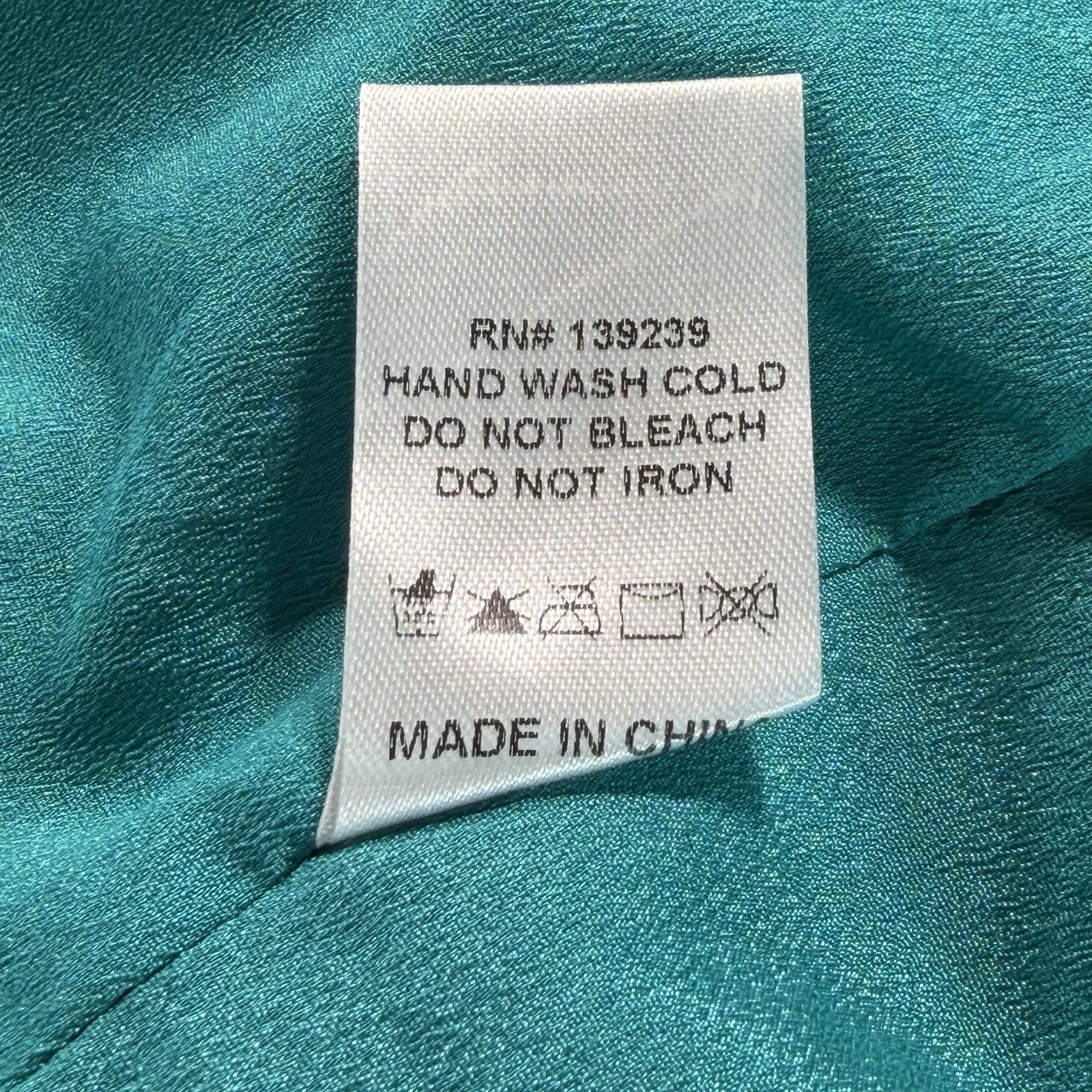 Do + Be Women’s Turquoise Blue Long Sleeve Cocktail Dress Semi Formal NWT S