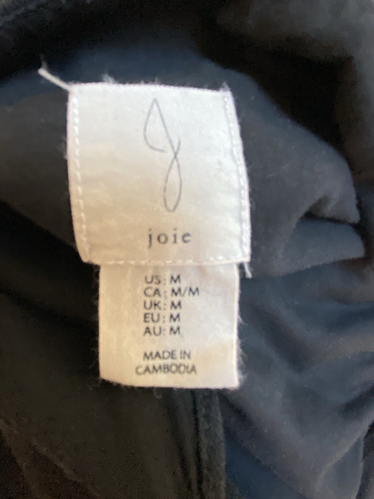 Joie Size M Black Linen Blend Tiered Dress With Silk Ivory Black Floral Scarf