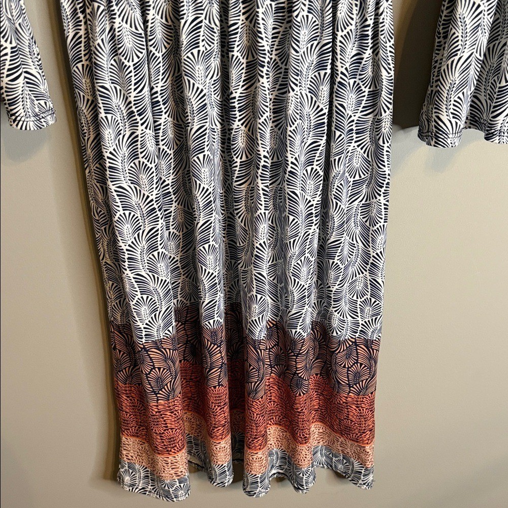 Max Edition Patterned Dress Medium Midi