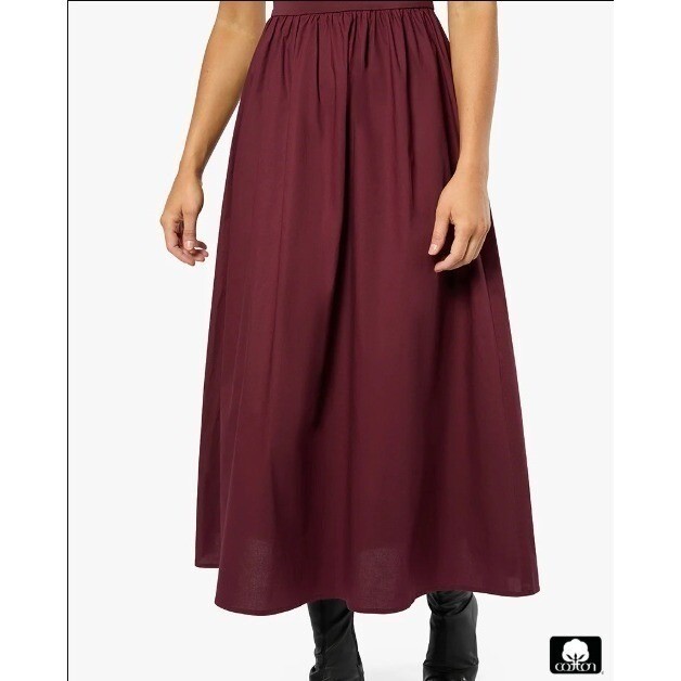 WeWoreWhat Revolve S Cotton Keyhole Midi Dress Sleeveless Eggplant Maroon NEW
