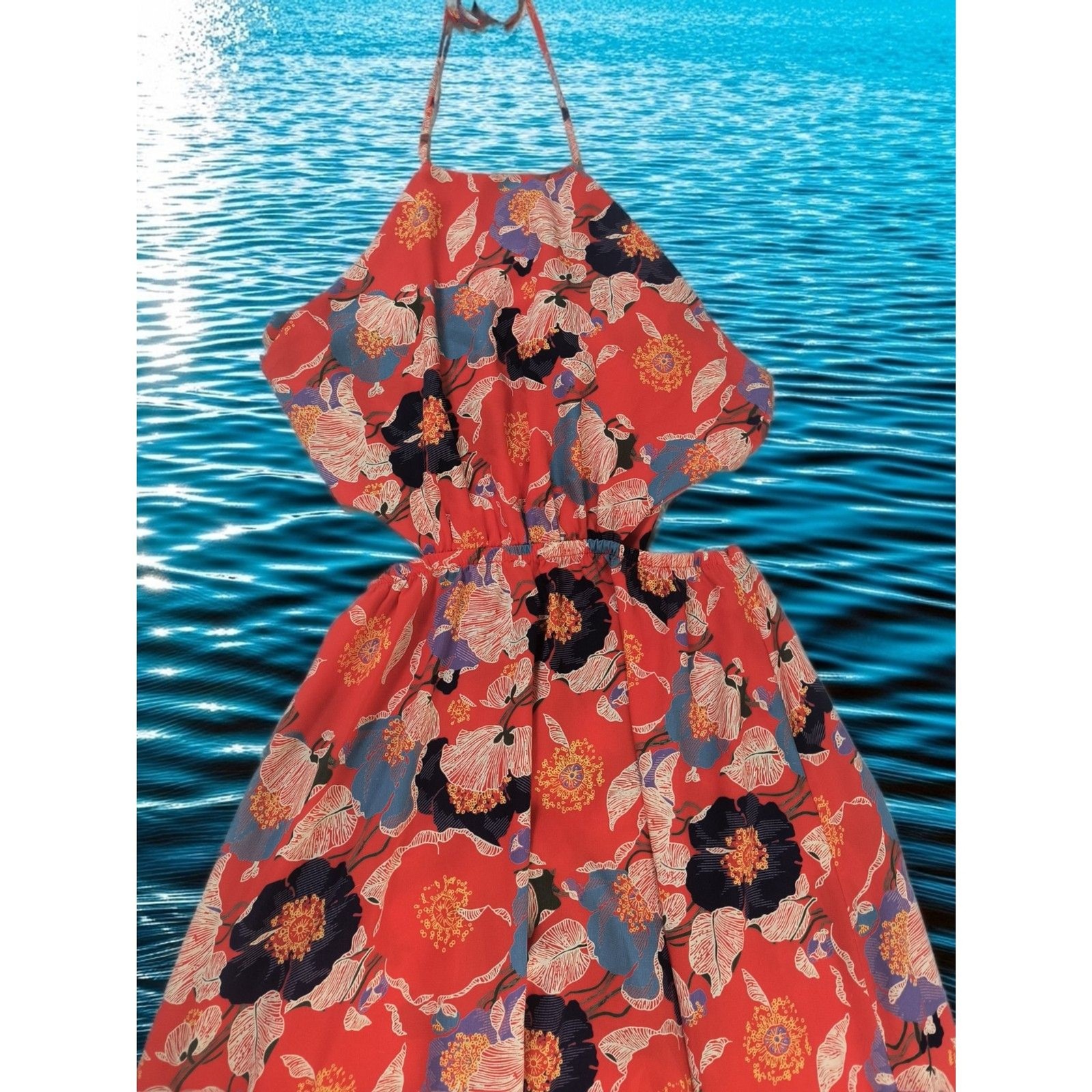 VICI Patchwork Boho Tiered Maxi Dress – Size M (NWOT)