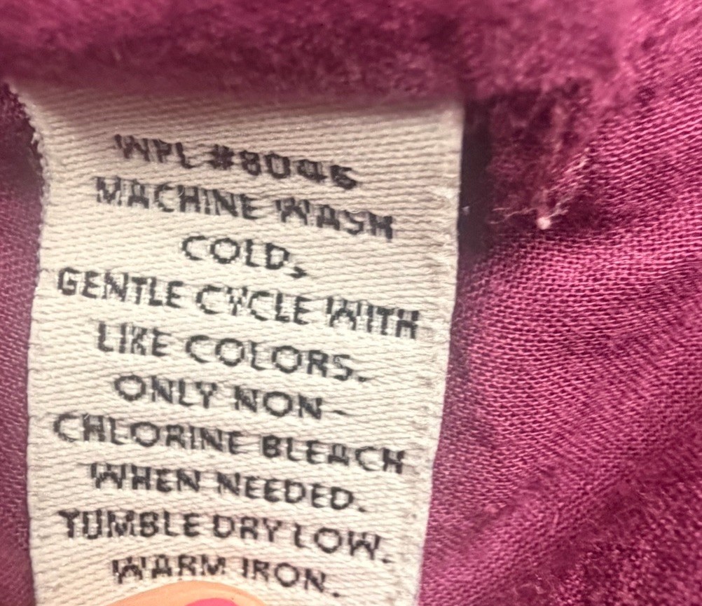 Style & Co. Women’s Size 10 Front Pockets Sleeveless Burgundy and White Dress