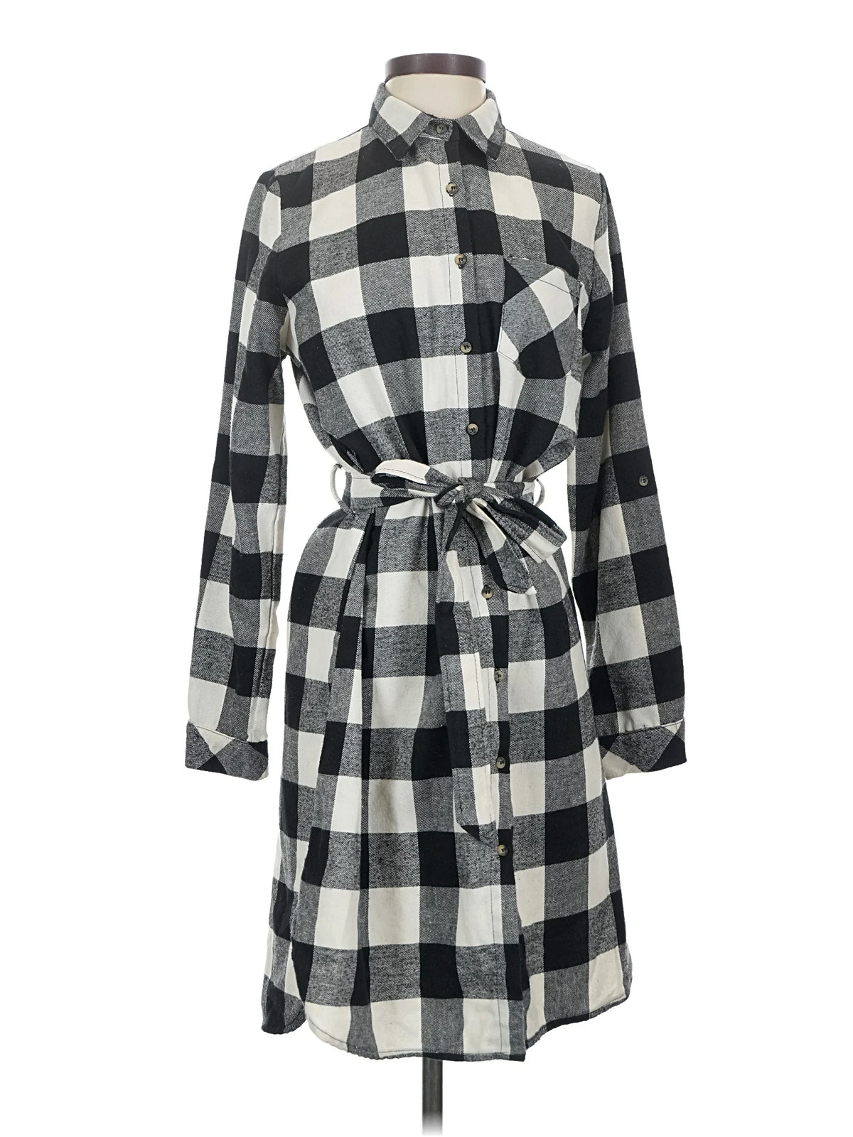 Wanna B Women Gray Casual Dress S
