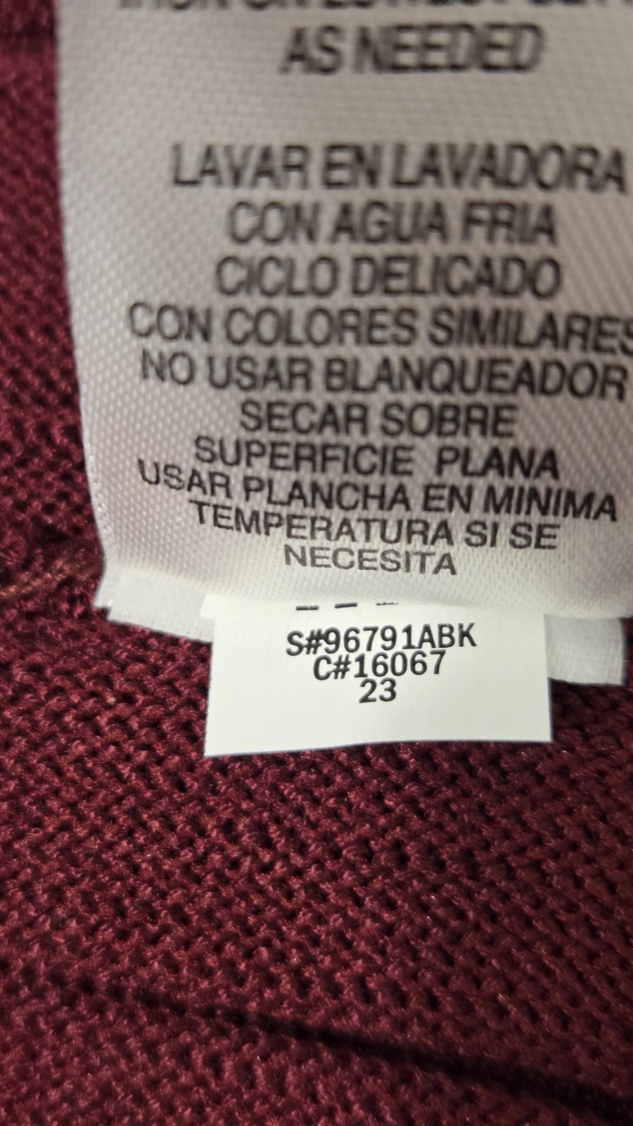Sandra Darren Sweater Dress – Burgundy Mock Neck A-Line Midi Pleated Skirt – M
