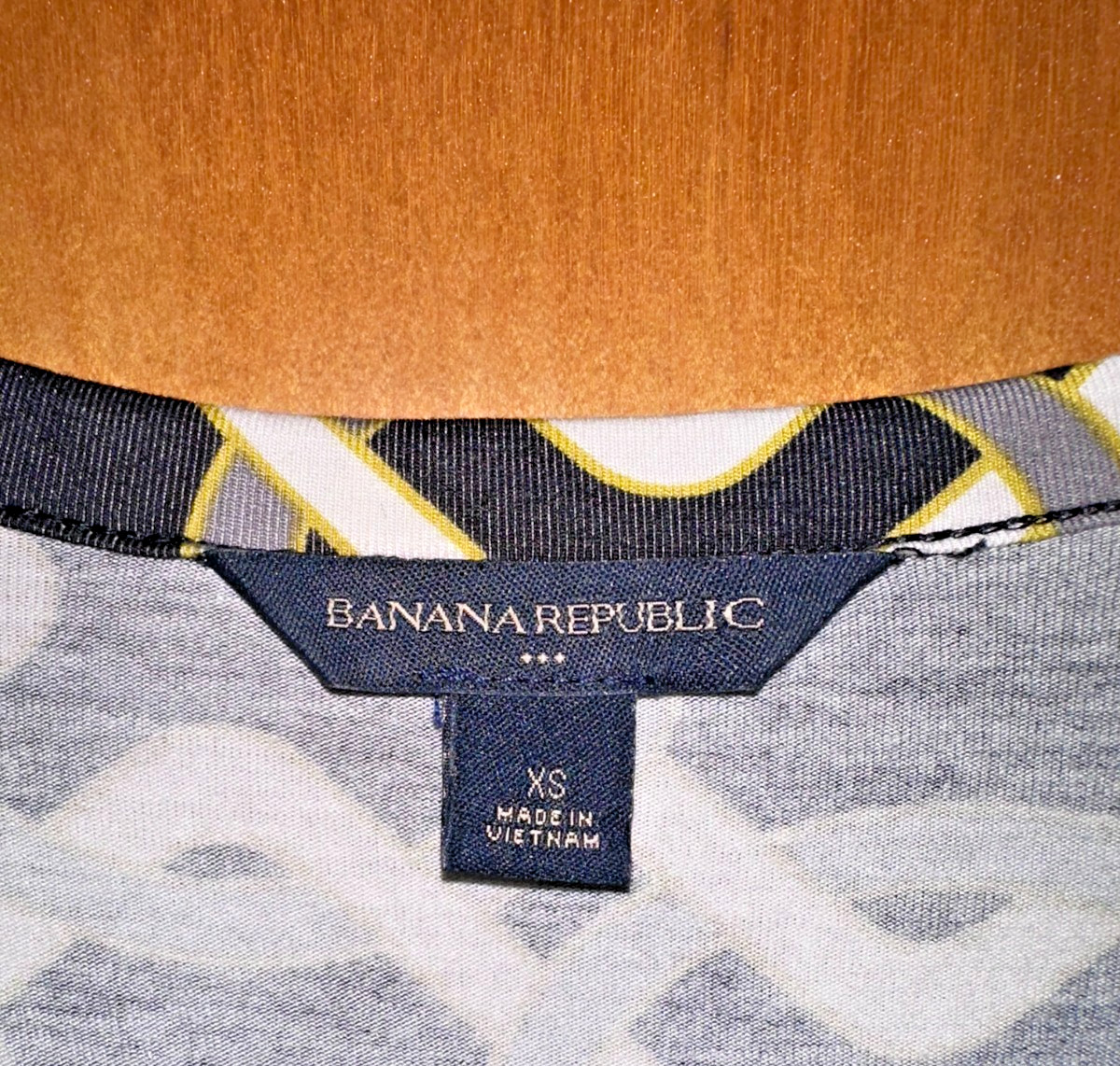 Banana Republic Chain Link Geometric Wrap Dress XS