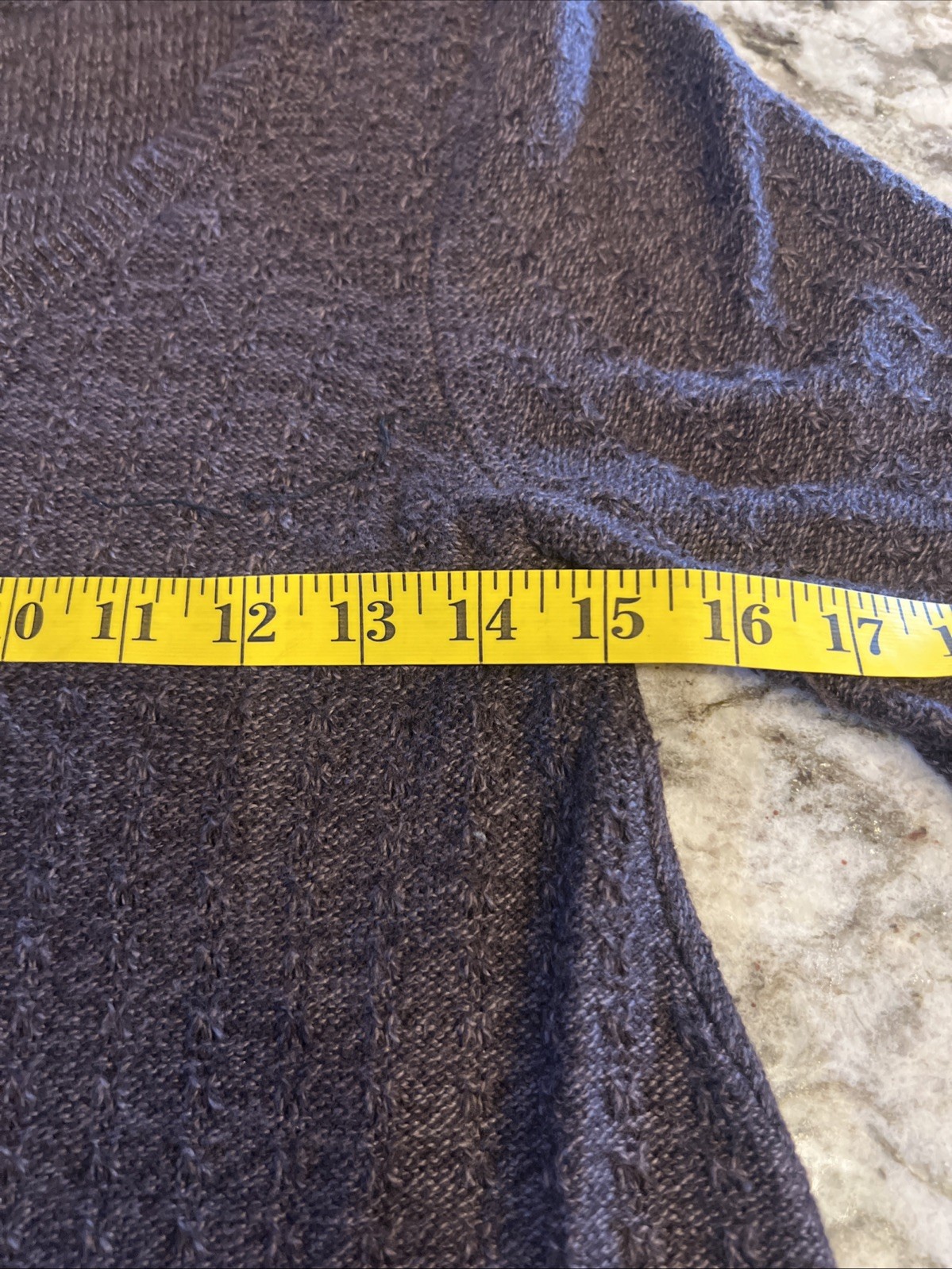 American Eagle Knit A-line Swing Dress Space Dye Heathered Goblincore Lagenlook