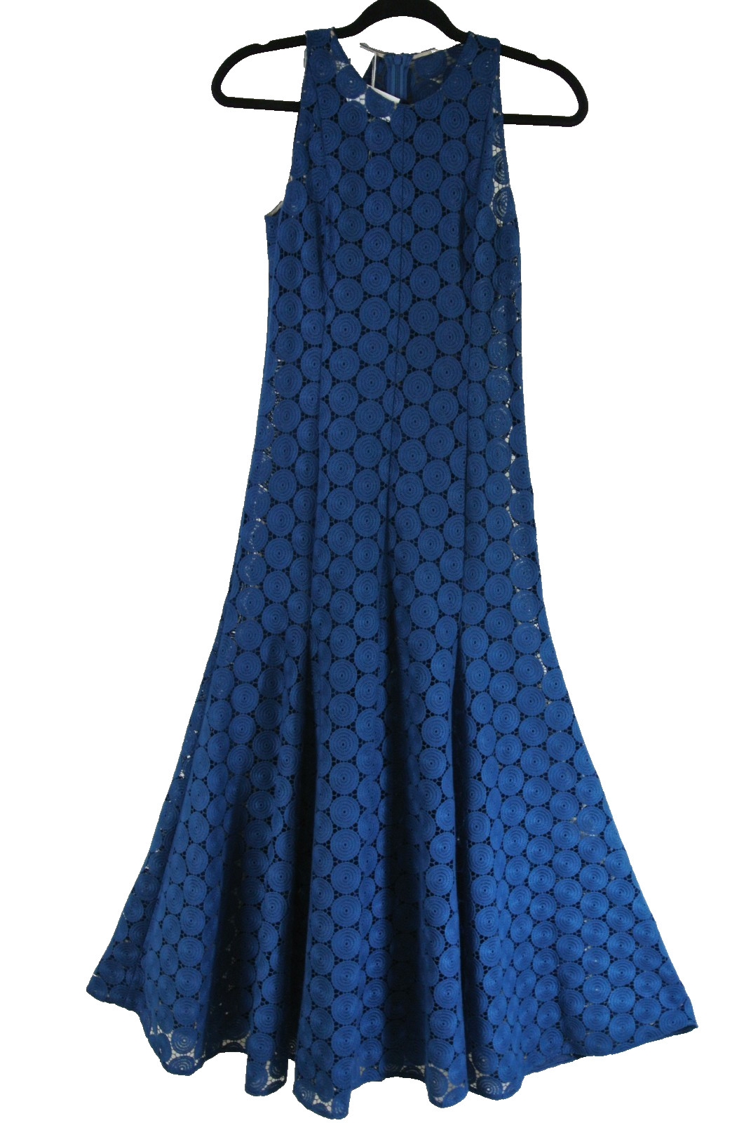 NEW/missing slip, Akris punto Dot Guipure Lace A-Line Midi Dress 4 #DD72