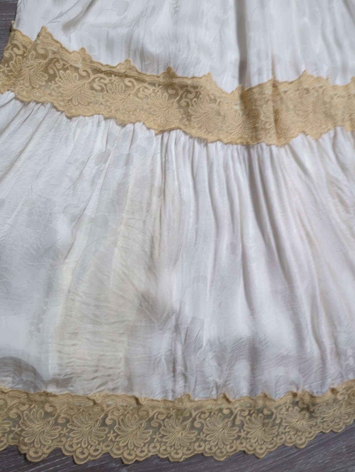SPELL & THE GYPSY Collective Ivory Ocean Lace Maxi Gown Size S