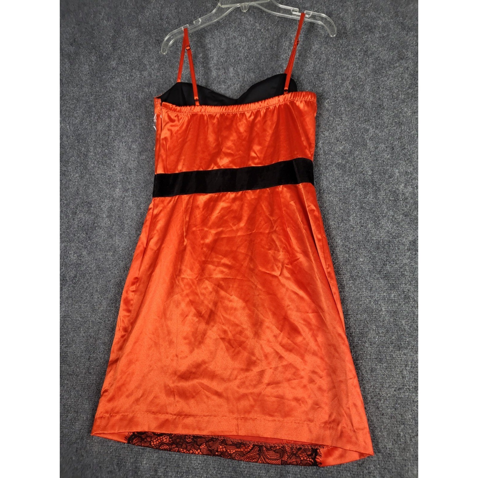 Silvergate Red Black Sequin Mini Dress Womens Sz M Vixen Party Cocktail Sexy