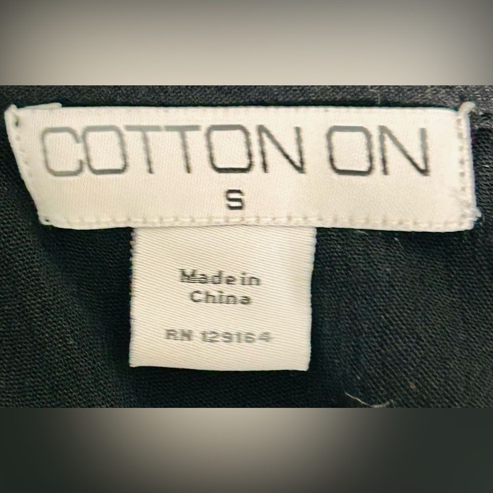 Cotton On 100% Viscose Black High-Low Midi size Small